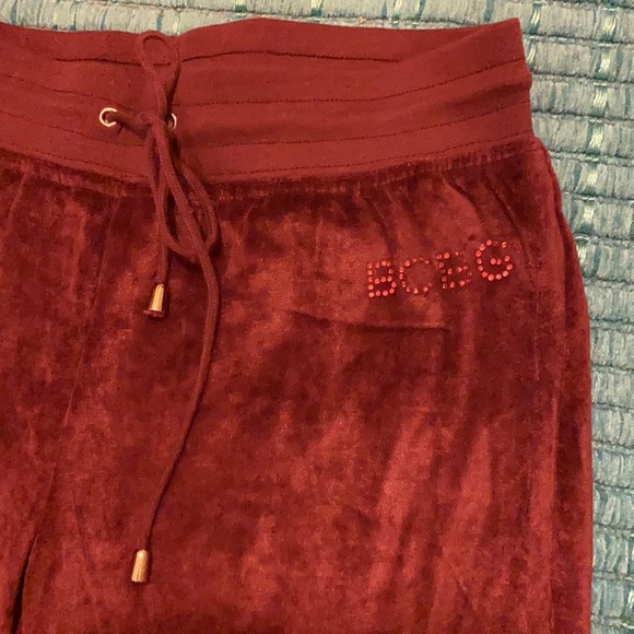 BCBGMaxAzria Retro Velour Pants with Bling - Picture 3 of 10